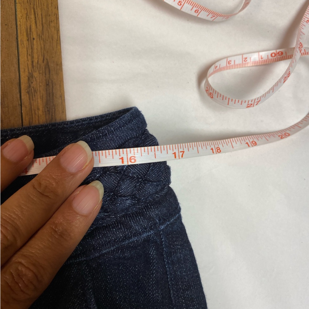 Arden B Long Inseam Flare Dark Wash Sailor Jeans Size 10 - Picture 5 of 8